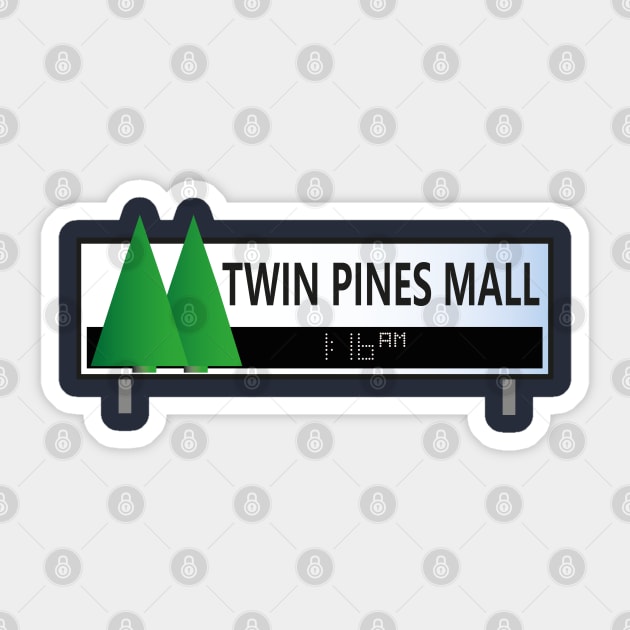 Twin Pine Mall Sticker by SOwenDesign
